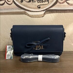 Badgley Mischka Navy Crossbody Bag